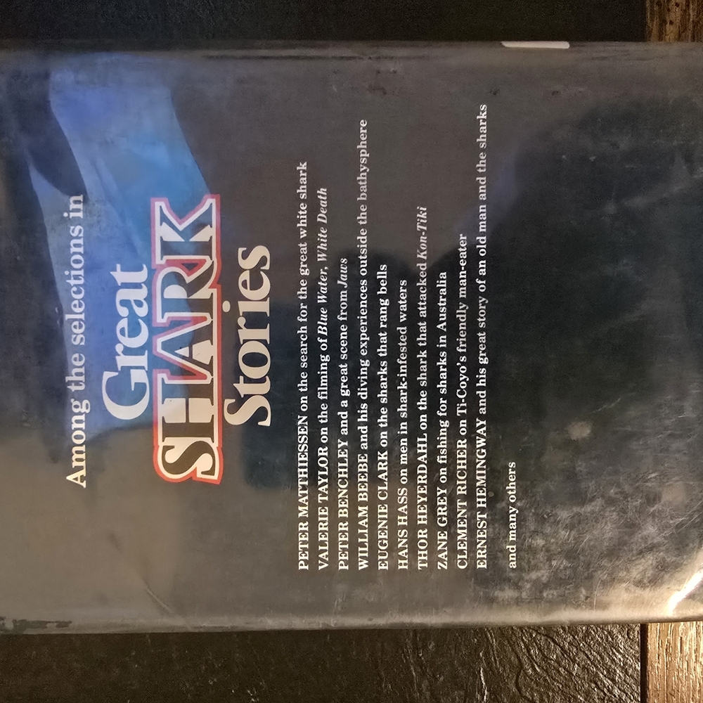 Great Shark Stories - 1978 First Edition Hardcover by Ron & Valerie Taylor w/ Du - Picture 3 of 4